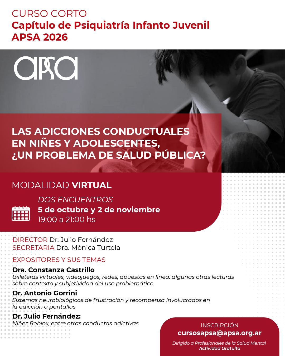 Curso corto Infanto 2026